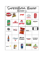 Superbowl Bingo 2 2018