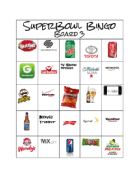 Superbowl Bingo 3 2018