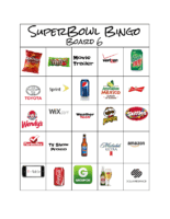 Superbowl Bingo 6 2018