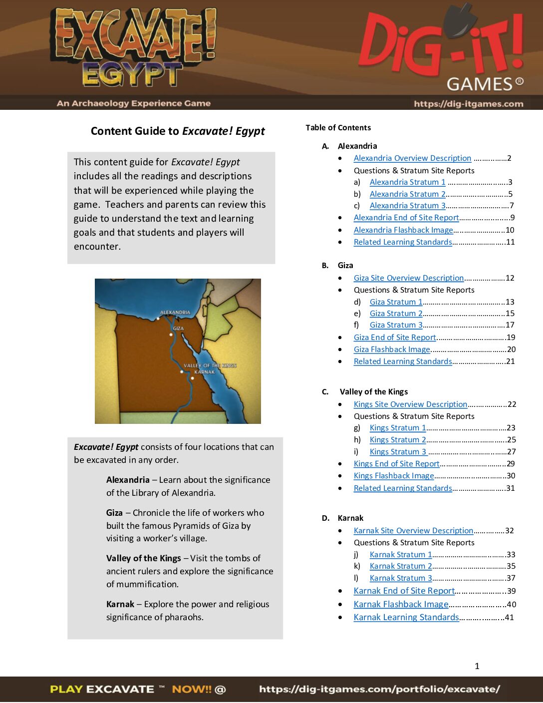Teacher Guide Egypt