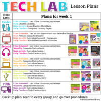 Tech Lab Lesson Plans Quarter 1