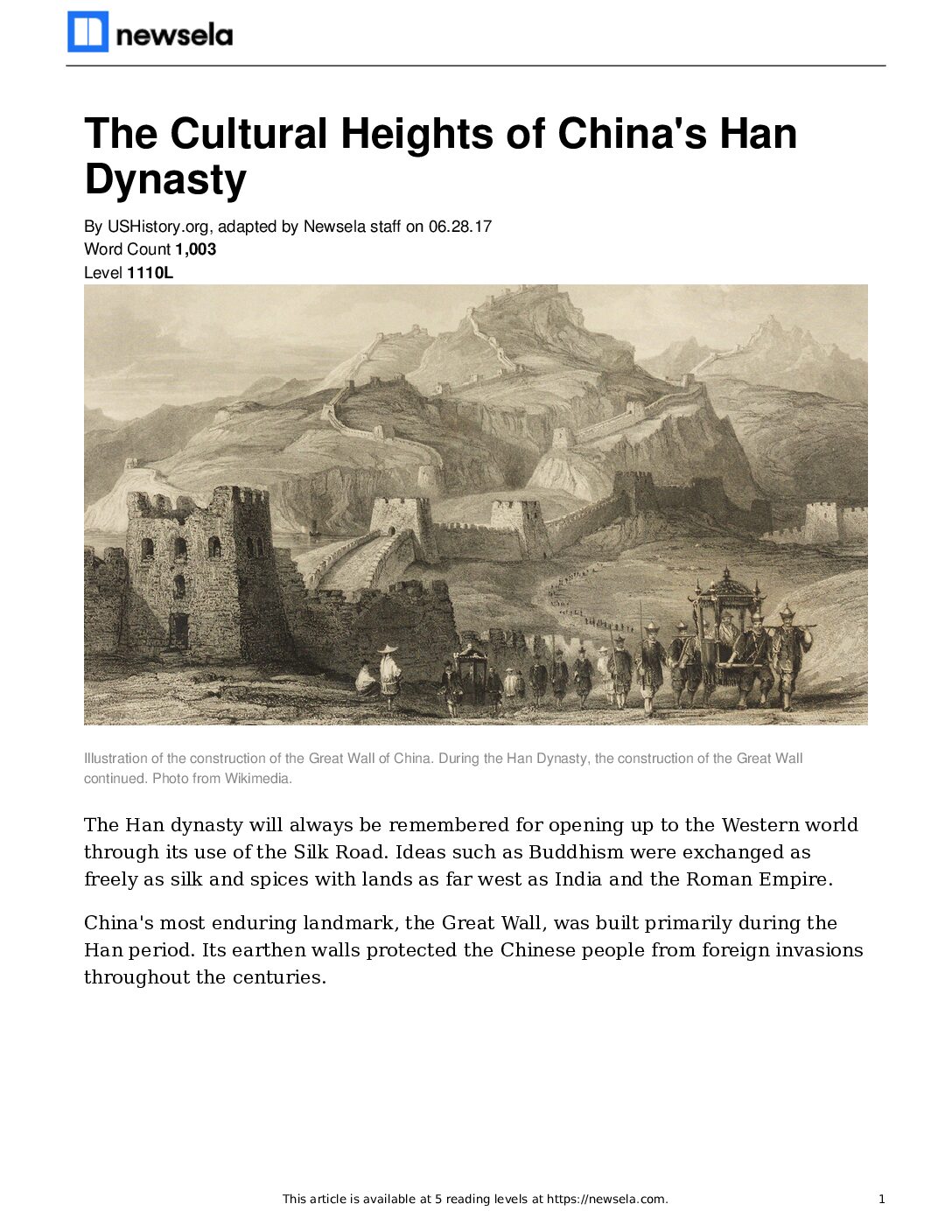 The Cultural Heights Of China S Han Dynasty