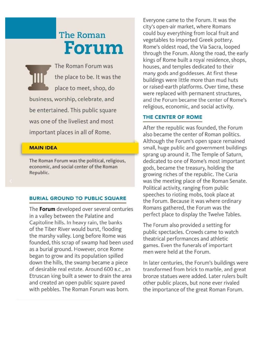 The Forum Reading