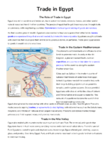 Trade İn Egypt (Reading)
