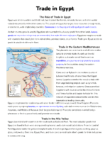 Trade İn Egypt (Reading)