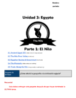 Unidad 3 Parte 1 El Nilo