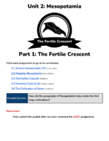 Unit 2 Part 1 The Fertile Crescent (Digital)