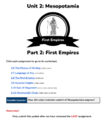 Unit 2 Part 2 First Empires (Digital)