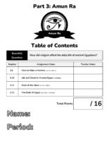 Unit 3 Part 3 Amun Ra
