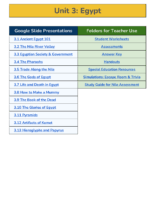 Unit 3 Teacher Links