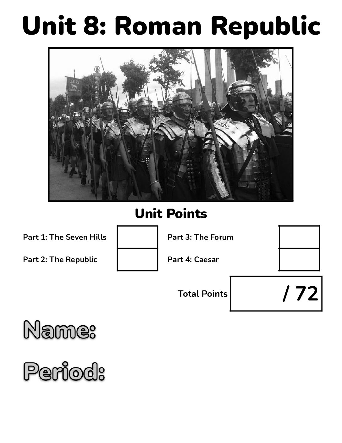 Unit 8 Roman Republic (Hard Copy) (1)
