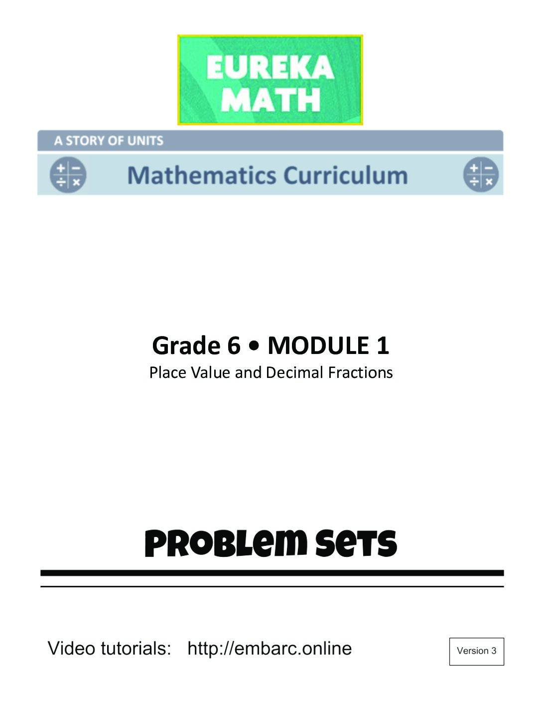 ✔︎g6 m1 Problem Sets