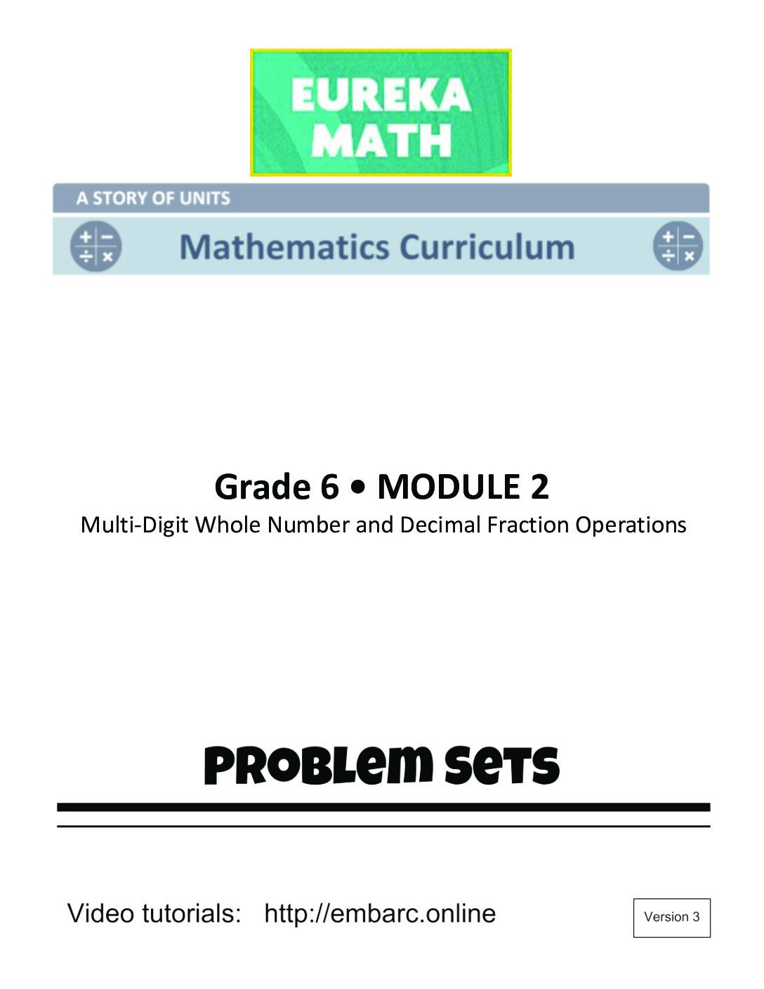 ✔︎g6 m2 Problem Sets