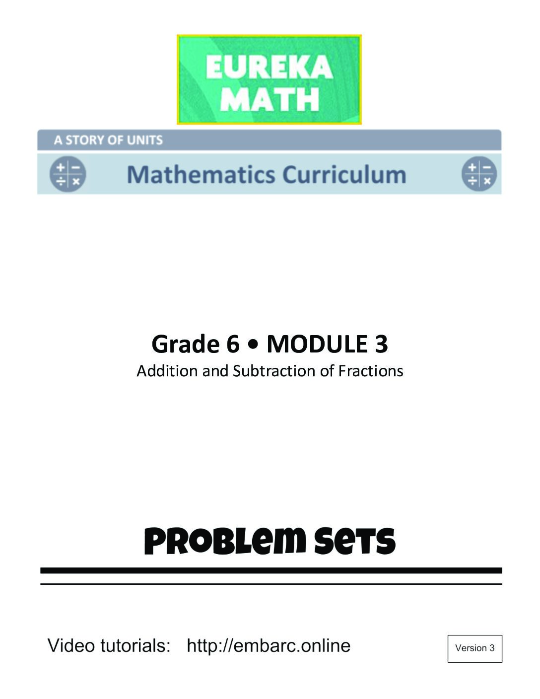 ✔︎g6 m3 Problem Sets