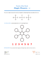 14 4 Diamonds Magic Flowers 1-Puzzles