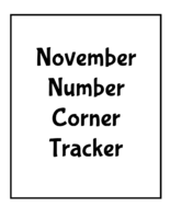 2- November Number Corner