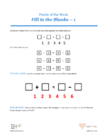 26 7 Diamonds Fill İn The Blanks 1-Puzzles