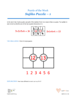 29 8 Clubs Sujiko Puzzle 1-Puzzles