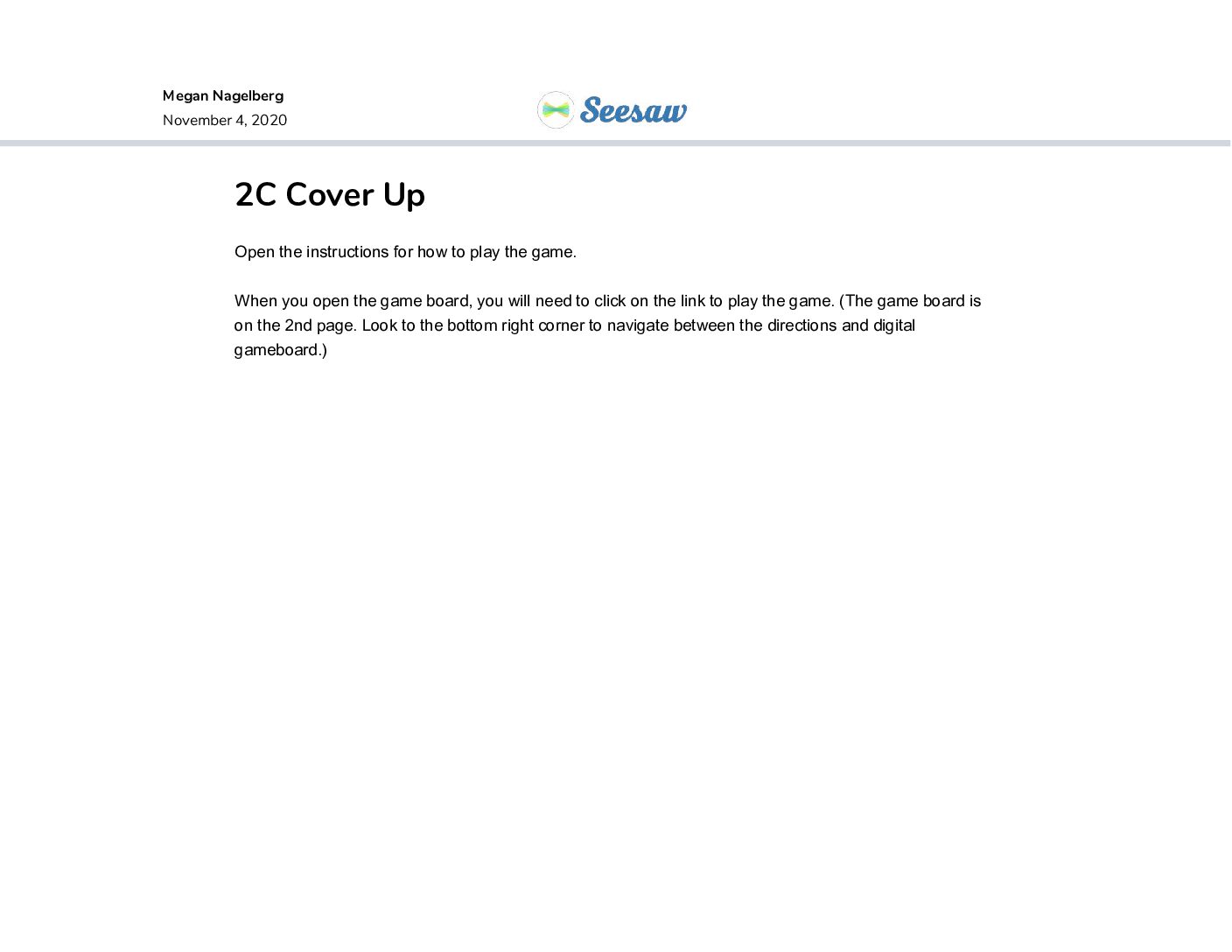2C Cover Up
