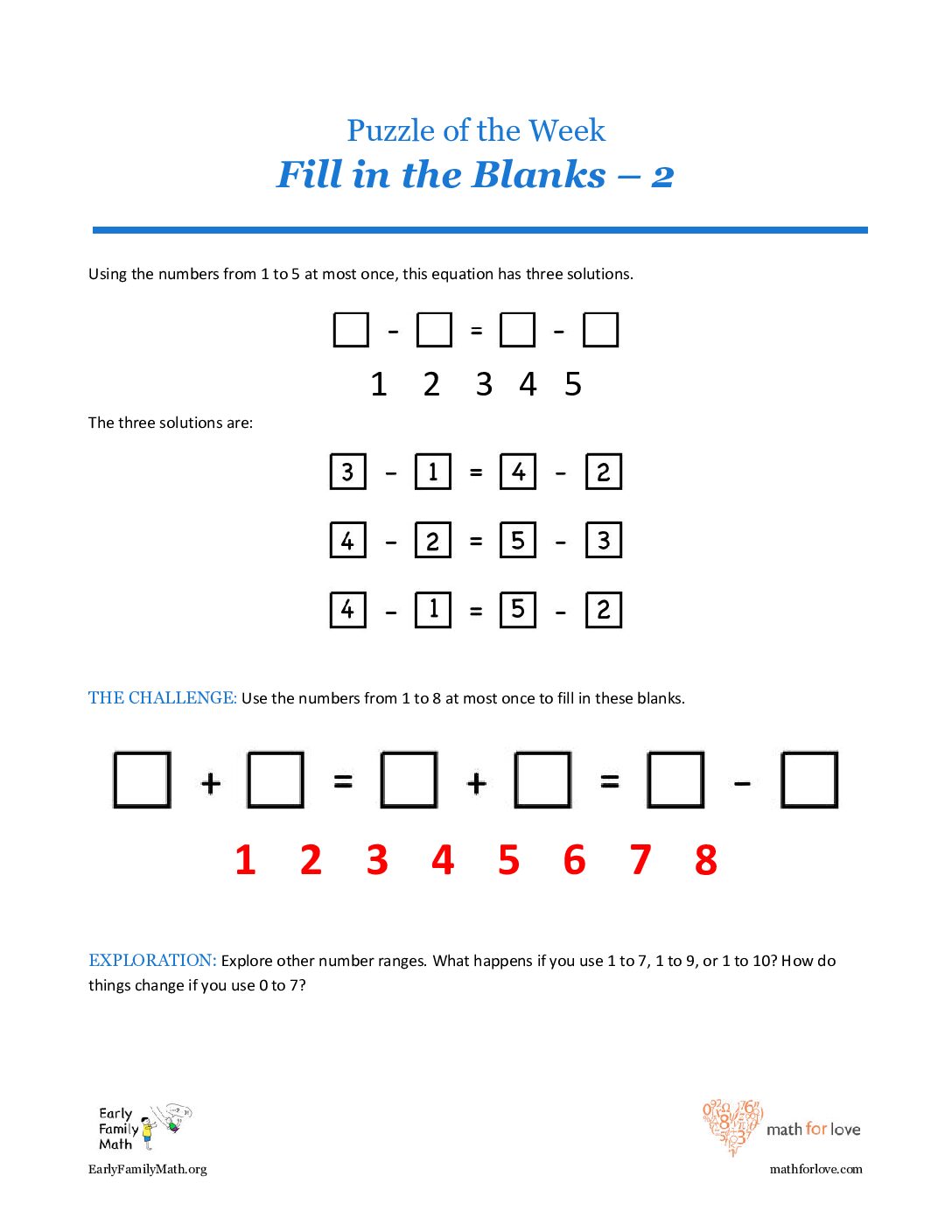 30 8 Diamonds Fill İn The Blanks 2-Puzzles
