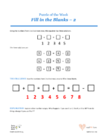 30 8 Diamonds Fill İn The Blanks 2-Puzzles