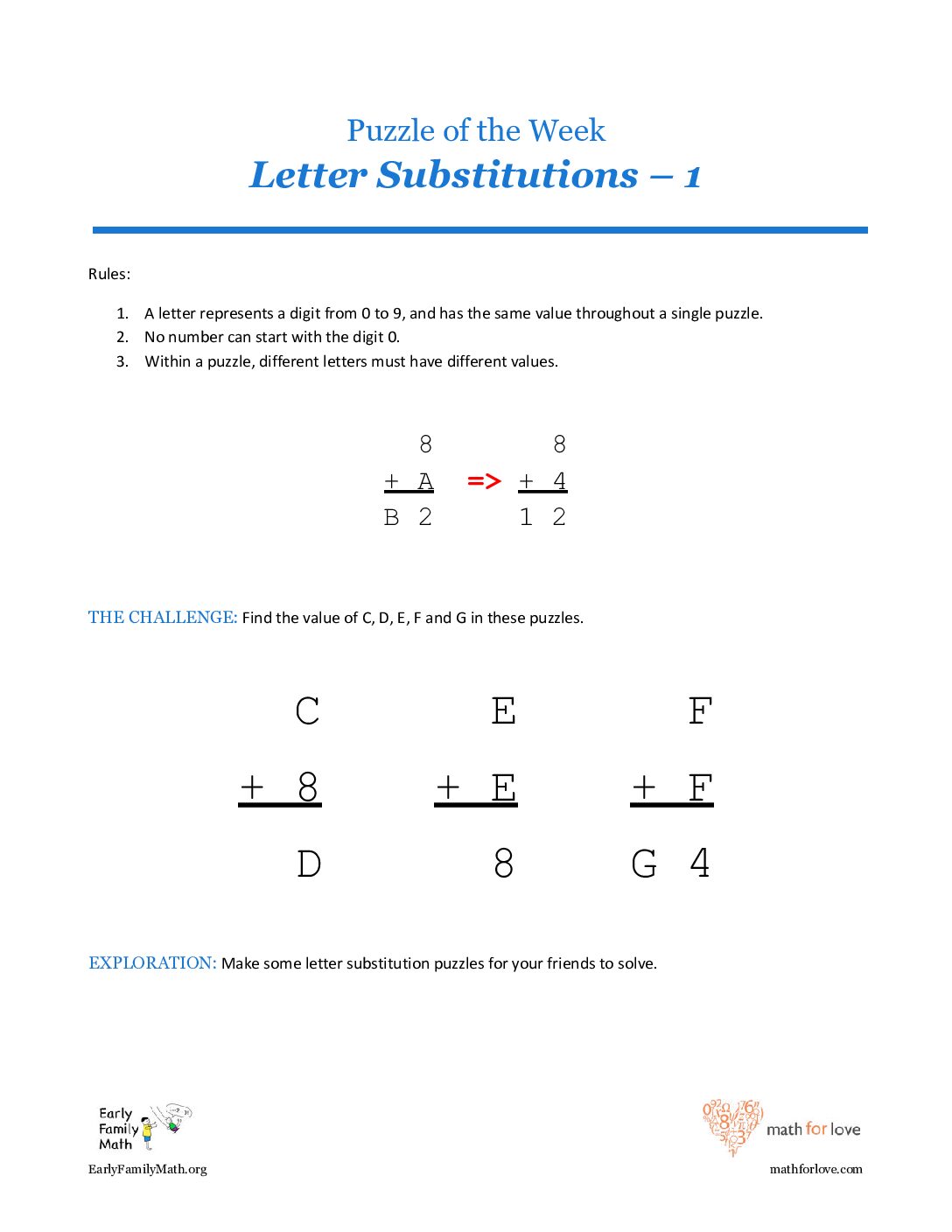 35 9 Hearts Letter Substitutions 1-Puzzles