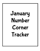 4- January Number Corner