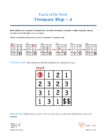 40 10 Spades Treasure Map 2-Puzzles