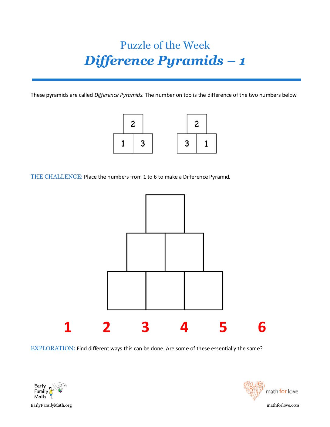 47 Q Hearts Difference Pyramids 1-Puzzles