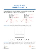 49 K Clubs Magic Squares 3-Puzzles