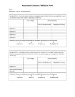 6A Assessment Correction Reflection