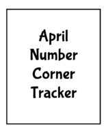 8- April Number Corner