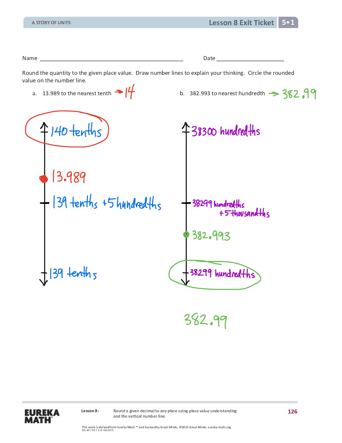 8 G5 M1 Exit Tickets Solutıons