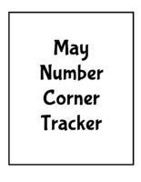 9- May Number Corner