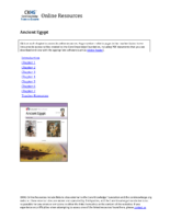 Ancient Egypt Online Resources