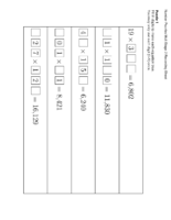 Center Number Puzzles Multiplication And Division 4 5 Stage 2 Multi Digit Factors Number Puzzles Mult Stage 2 Recording Sheet