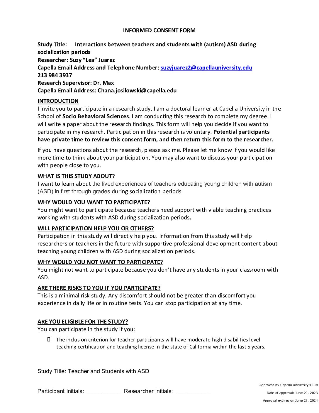 Consent Form Sj Irb Approved
