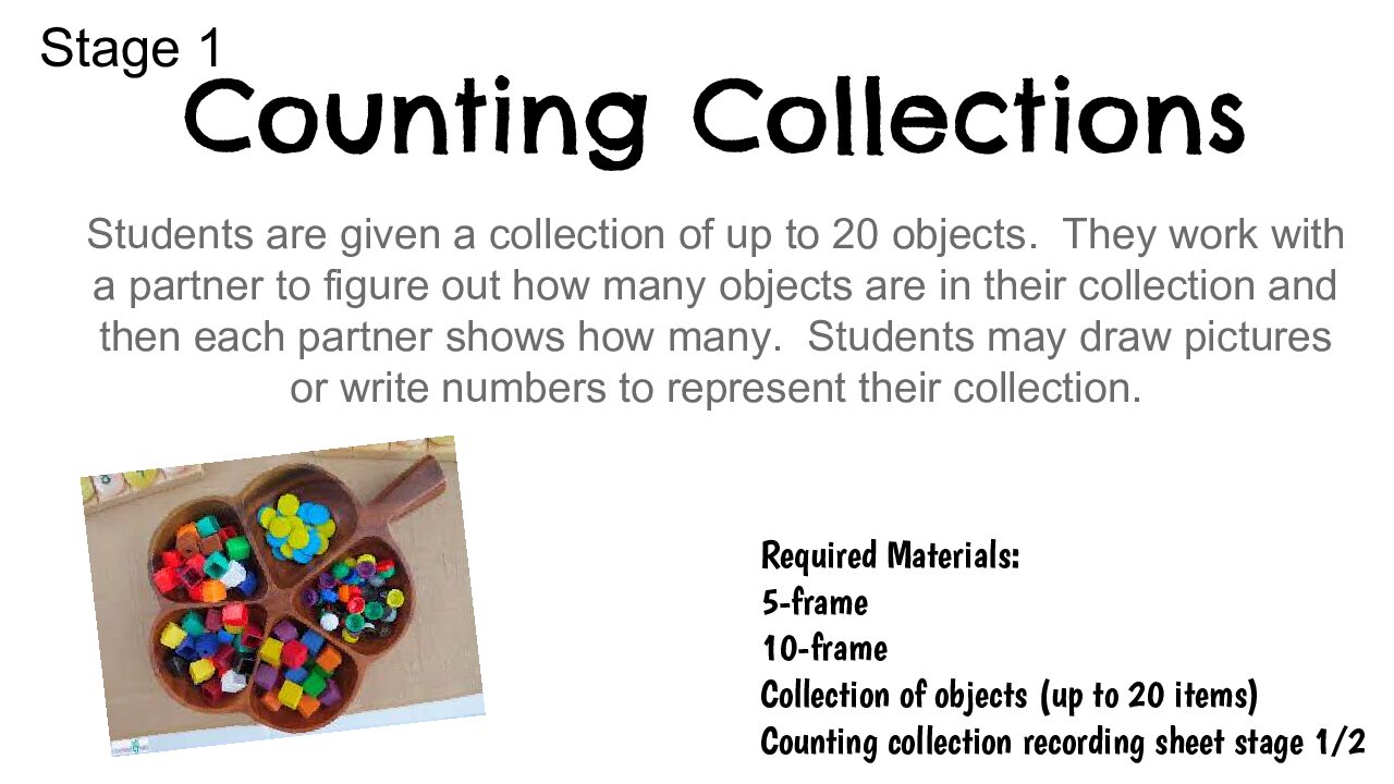Counting Collections Instructions