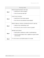 Day 3 Planning For A Week