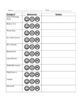 Editable Individual Behavior Chart-1