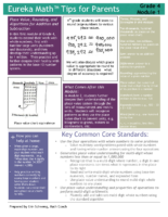 Eureka Math Grade 4 Module 1 Parent Tip Sheet