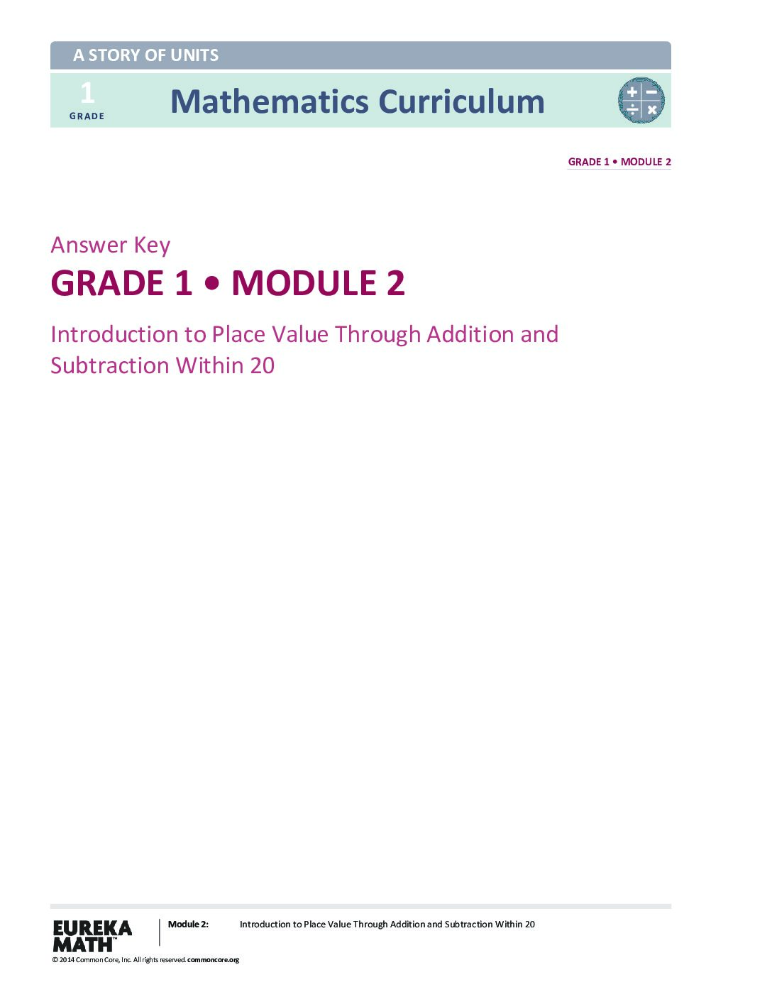 G1 M2 Answer Key