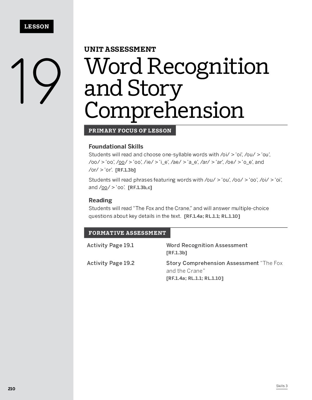 G1 U3 Assessment Directions & Student Pages [2Nd Ed.]