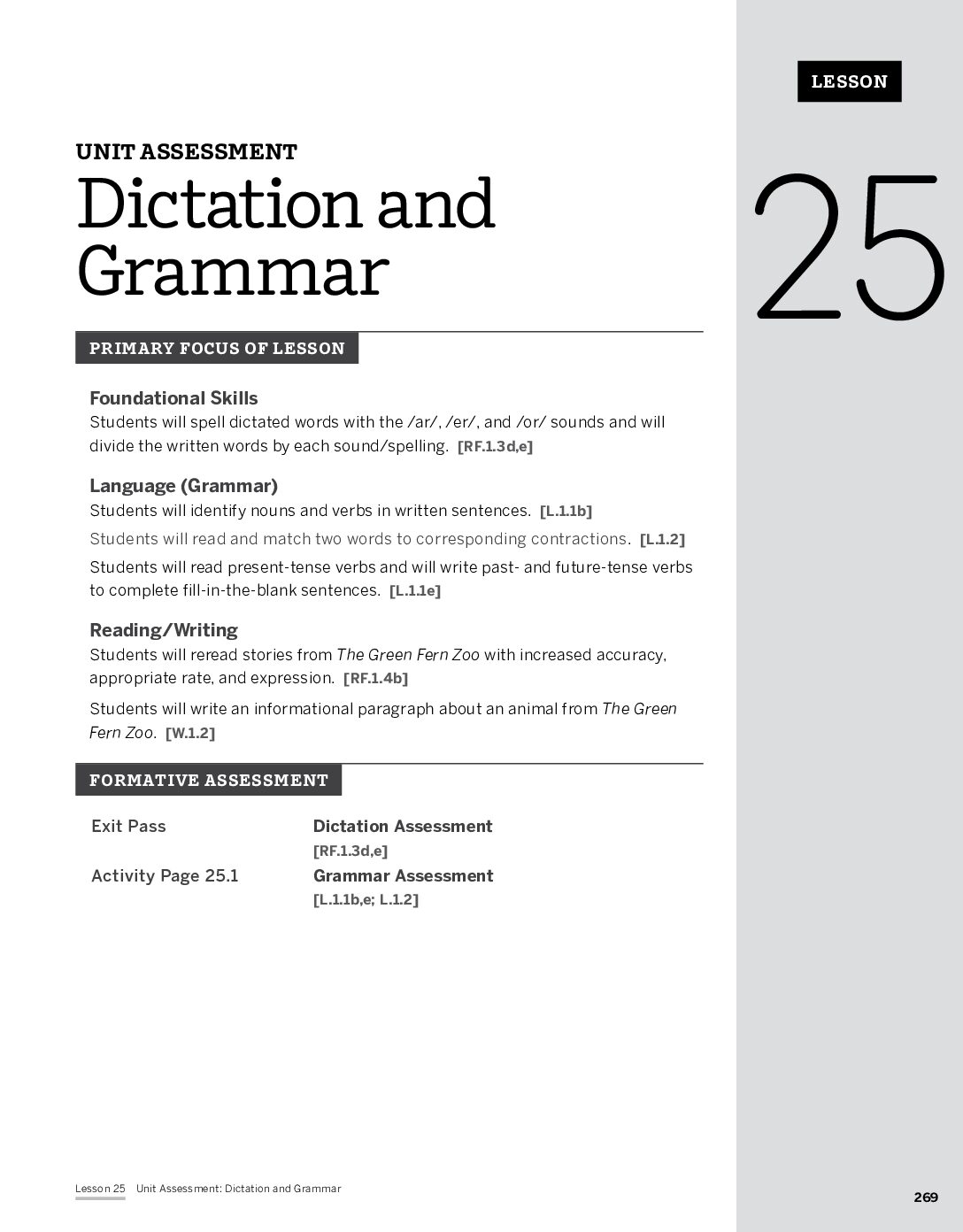 G1 U4 Assessment Directions & Student Pages [2Nd Ed.]