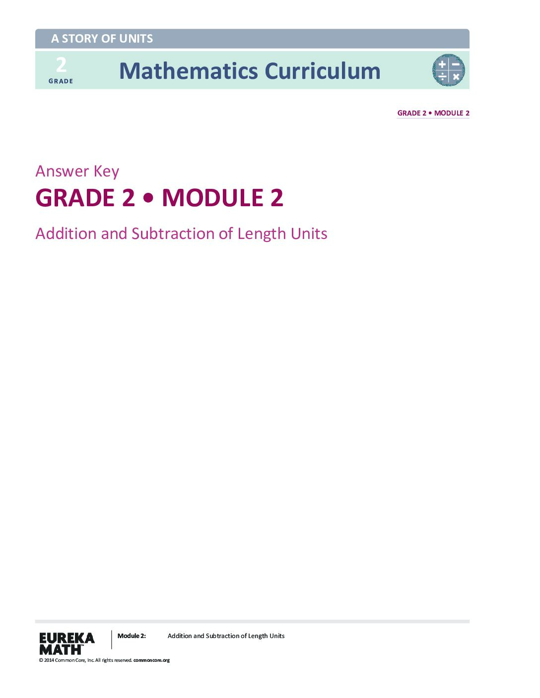 G2 M2 Answer Key