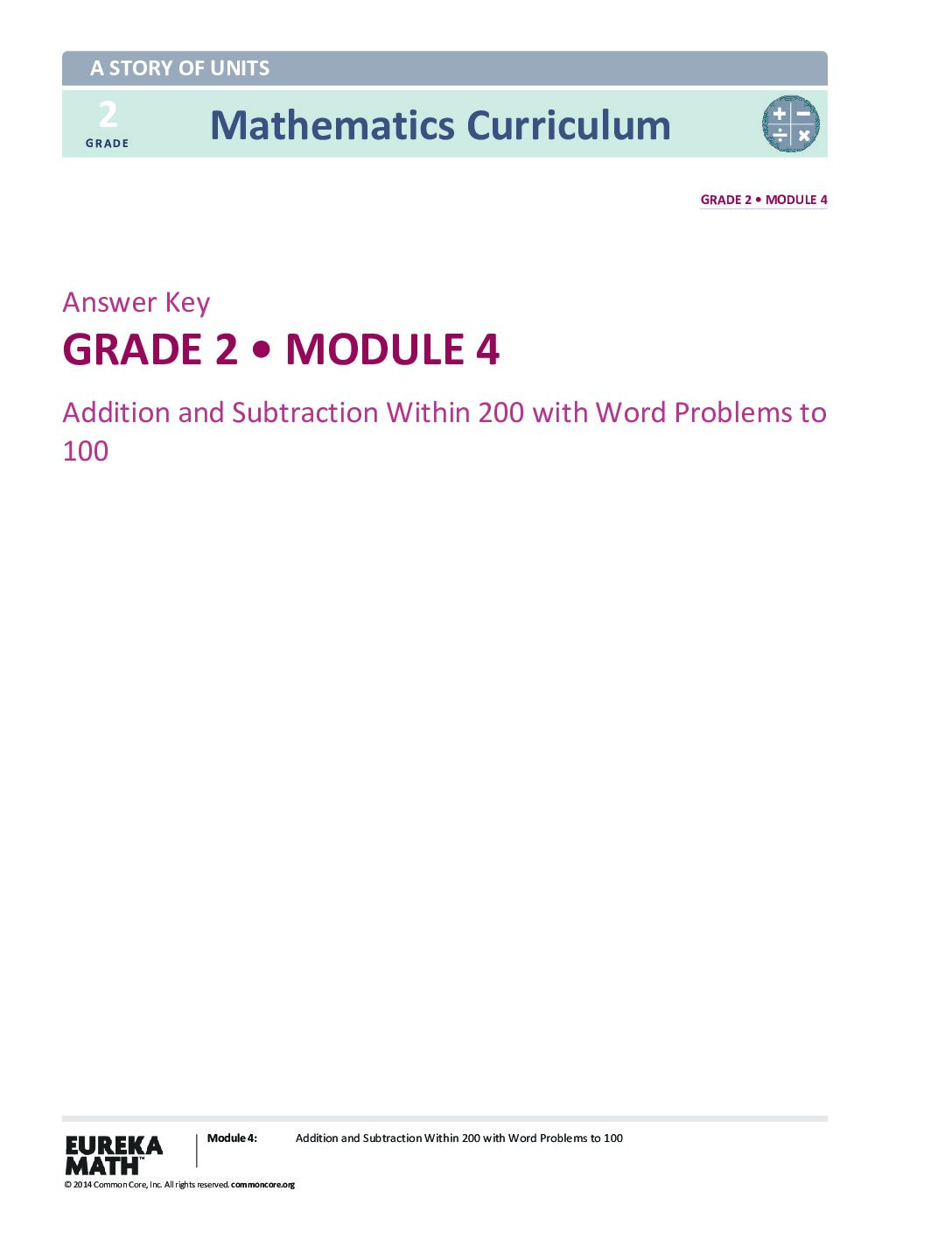 G2 M4 Answer Key