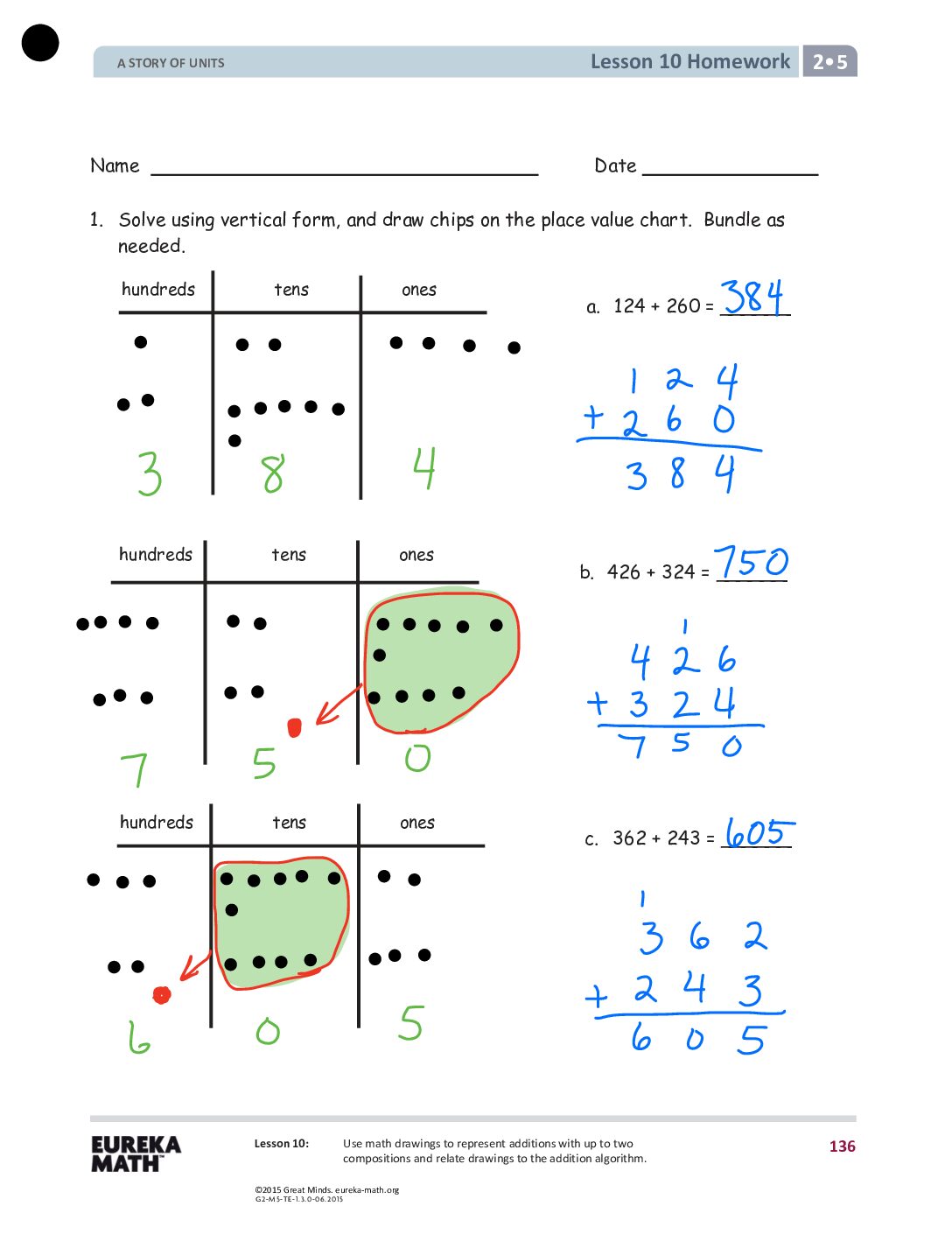 G2 M5 Homework Solutıons Lesson 10