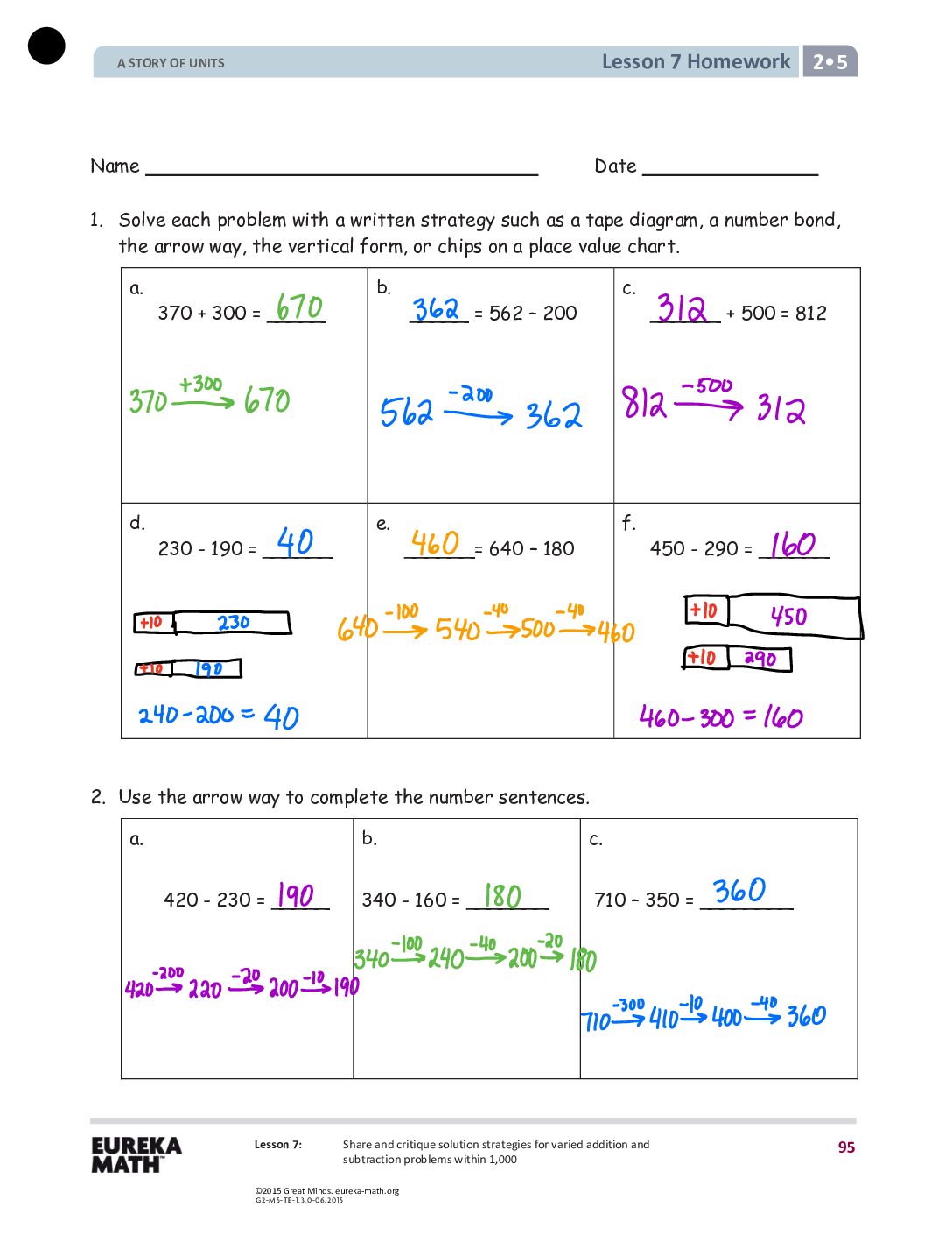 G2 M5 Homework Solutıons Lesson 7