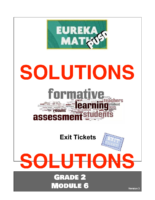 G2 M6 Exit Tickets Solutıons