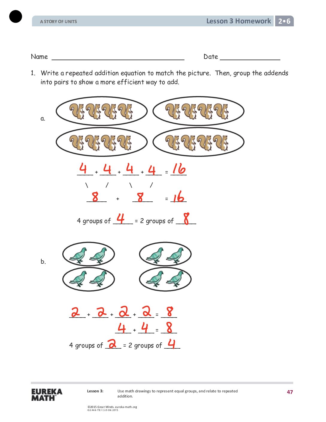 G2 M6 Homework Solutıons Lesson 3